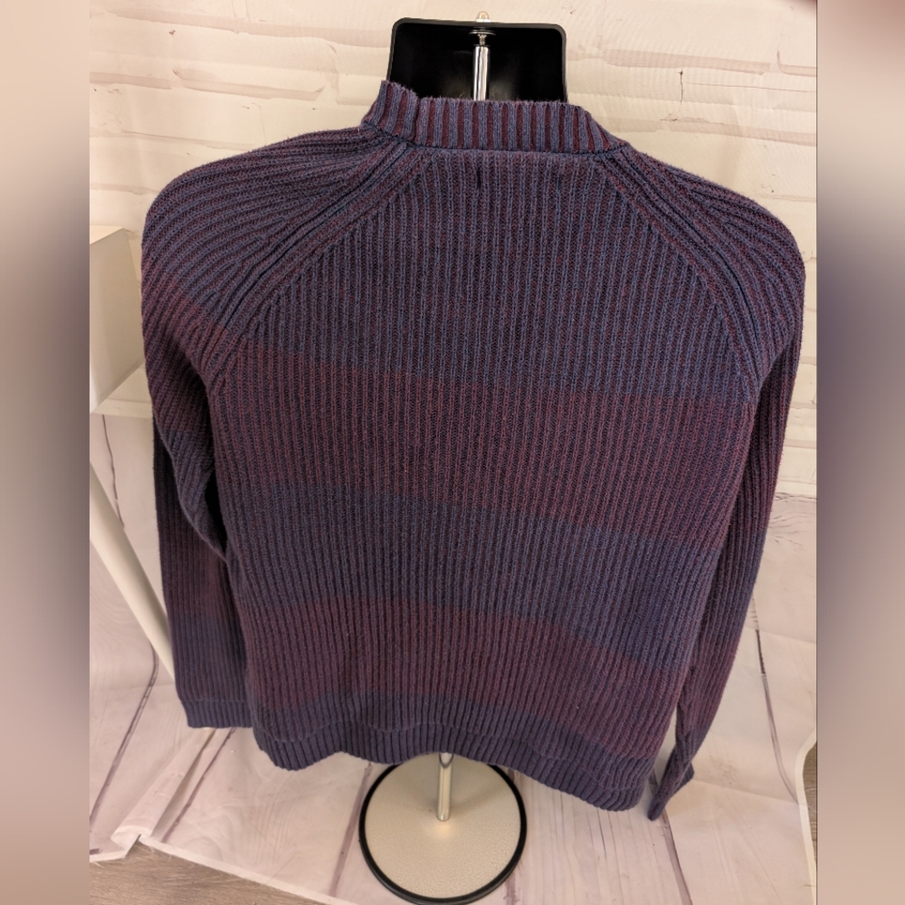 INC International Concepts Men's Crewneck Sweater - Blue and Purple - Picture 2 of 6
